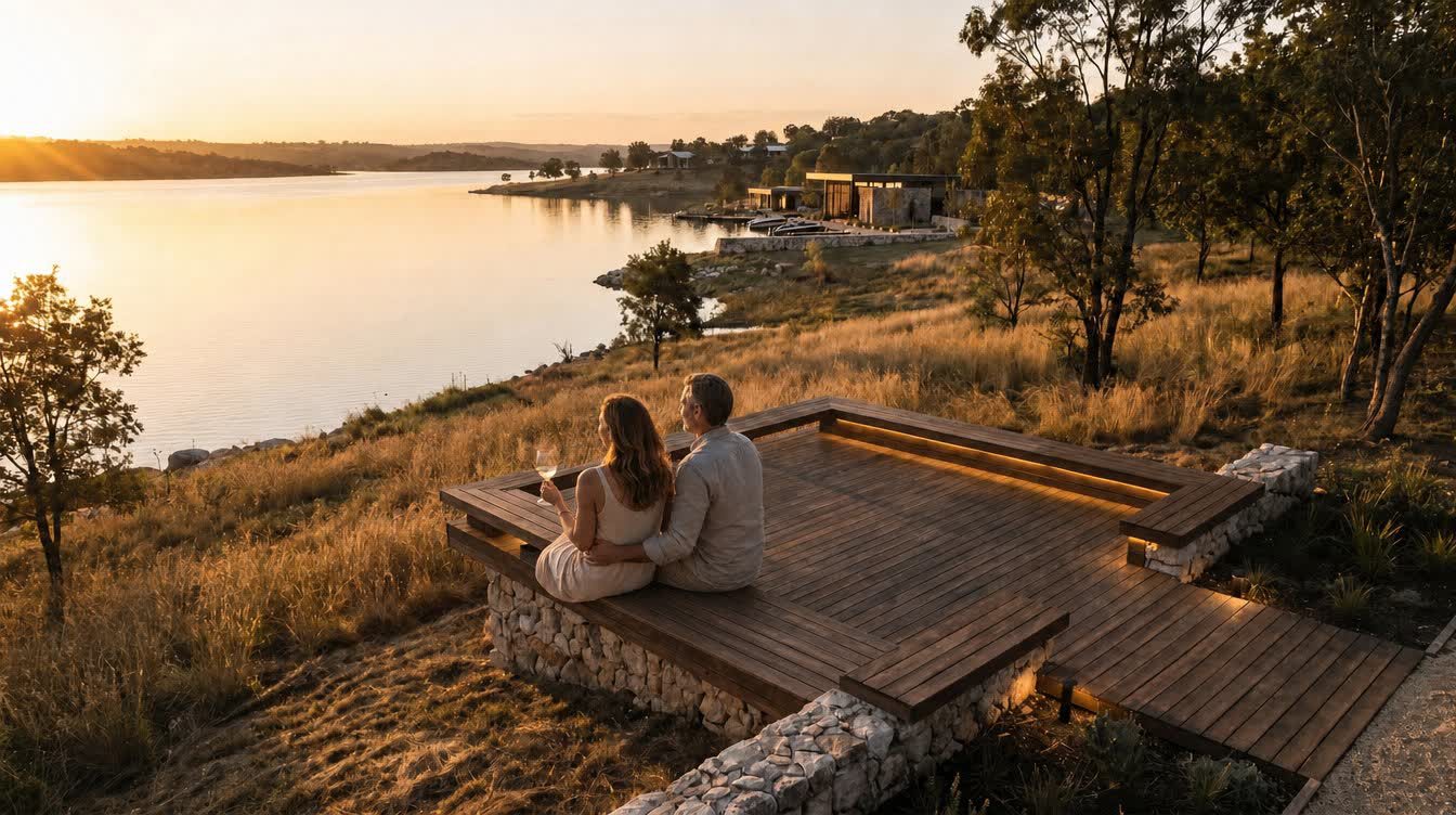 Atardecer desde el mirador
